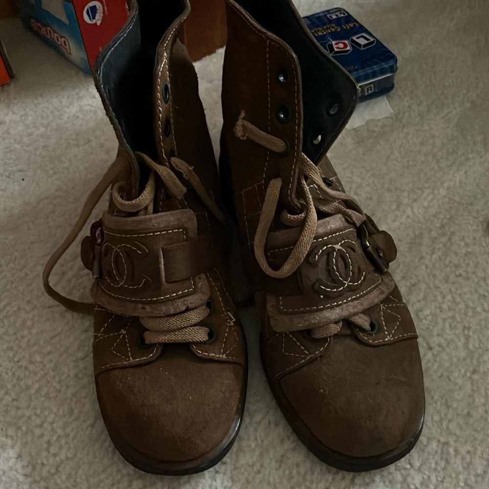 Woman authentic chanel boot - 39.5